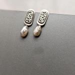 Sterling Silver Pearl Drop Earrings